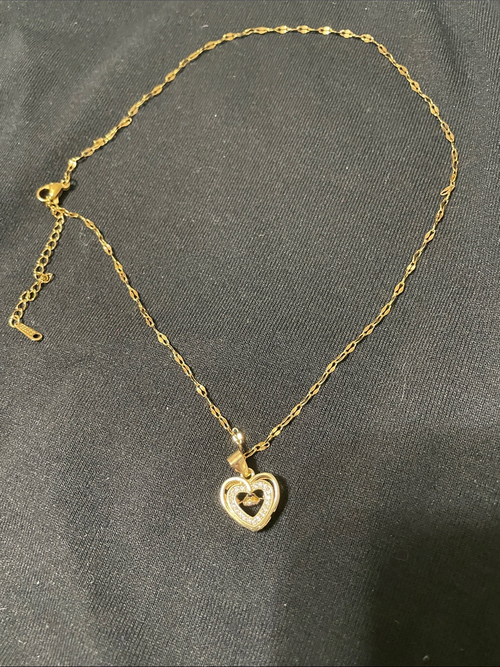Heart Pendant Necklace - Elegant Women's Jewelry